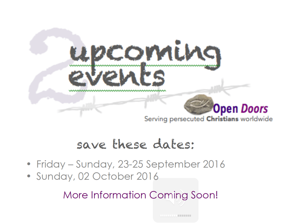 Open Doors 2 event website starter April 2016